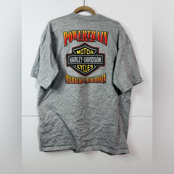Vintage 1998 Harley-Davidson Eagle Logo Graphic Tee Size Sz. 3XL - Picture 2 of 7